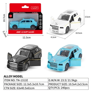 1:43 Alloy Pull-back Cullinan Door-openable 3-style Mixed (Unauthorized)