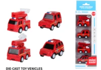Mini Pull-back Alloy Fire Truck