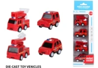 Mini Pull-back Alloy Fire Truck