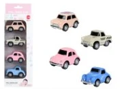 Q-version Mini Alloy Pull-back Vintage Car 4PCS