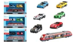 Alloy Gliding Harmony High-speed Train + 2PCS Sports Cars
