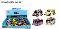 Q-version Pull-back Alloy Car 12PCS