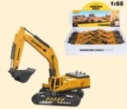 Alloy Gliding Engineering Excavator 6PCS