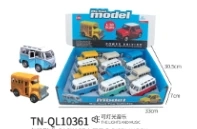 No-light Alloy Pull-back Vintage Car 12PCS