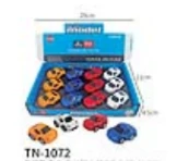 Q-version Pull-back Alloy Car 12PCS