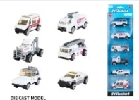 6PCS Alloy Gliding Medical Car