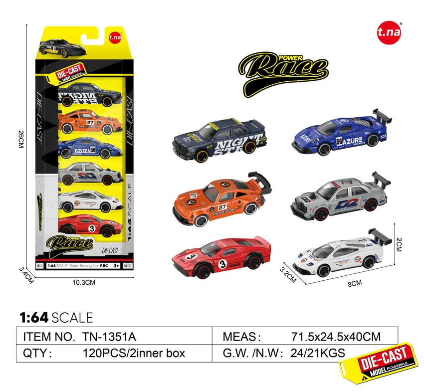 1:64 คลาสสิคอัลลอยสกู๊ต 6 ผสม