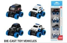 Q-version Off-road Inertia Police Car