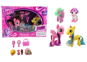 Box Set: 4 Vinyl Ponies, 7-piece Set