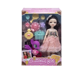 High-grade 12-inch Joint Solid Body Lolita Doll with Dressing Blister Accessories & Mini Pony