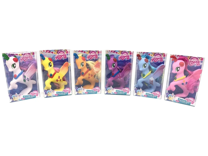 Latest Vinyl Mermaid Ponies 6 Styles Mixed