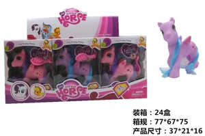 Vinyl Mini Pony Polly 3 Styles 12PCS Mixed