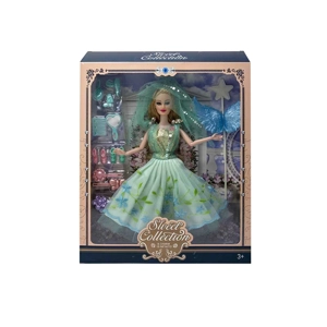 High-grade 11.5-inch Solid Body 9-joint Wedding Barbie with Dressing Blister Accessories & Fairy Wand