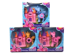 High-grade Vinyl Pony Polly with Castle