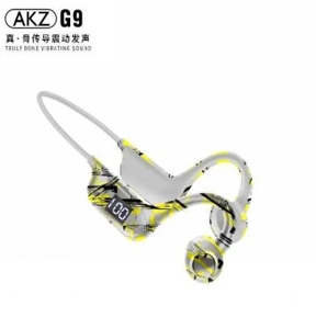 AKZ-G9 True Bone Conduction Vibration Headphones, Graffiti Color