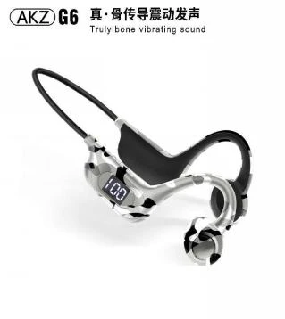 AKZ-G6 True Bone Conduction Vibration Headphones, Camouflage Color