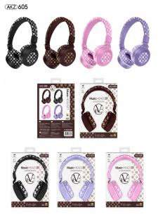 AKZ-605 Printed Pattern Style (Bluetooth + TF Card + FM Radio)