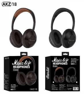 AKZ 18 (Bluetooth + TF Card Playback), No 3.5mm Jack, No Audio Cable Included
