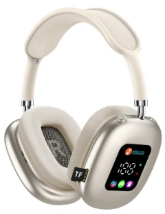 AKZ-MAX600 (Bluetooth + TF Card) Foam Pasted Headband + Sewn Ear Pads