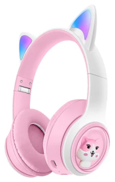 AKZ - 07<br/>Telinga Kucing Berwarna<br/>(Bluetooth + kad radio) <br/>Tiada kabel audio yang diperlukan