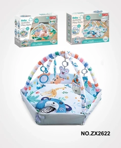 Hexagonal 4-in-1 Kitten Playpen Mat