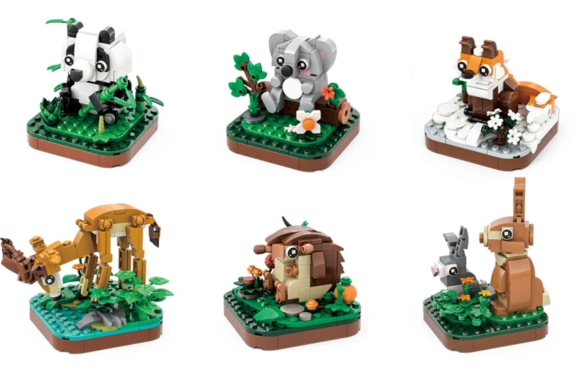 -61/Wonderful Animals-Land-Themed 6in1