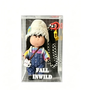 14CM eco-friendly full rubber cartoon figure phone pendant