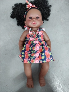 46cm African black reborn doll