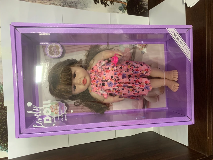 18-inch straight leg reborn doll