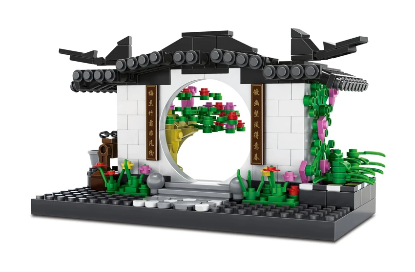(T)-/The archway of hui-style architecture