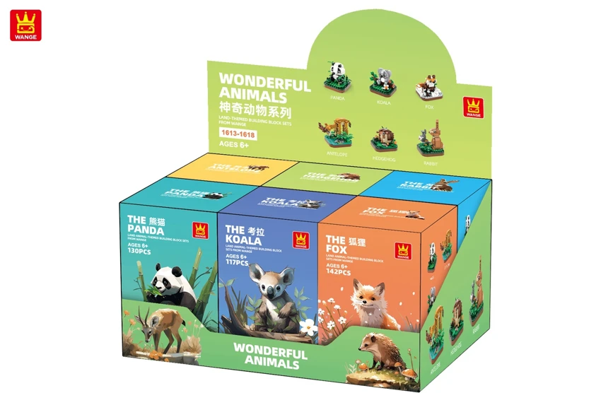 -61/Wonderful Animals-Land-Themed 6in1