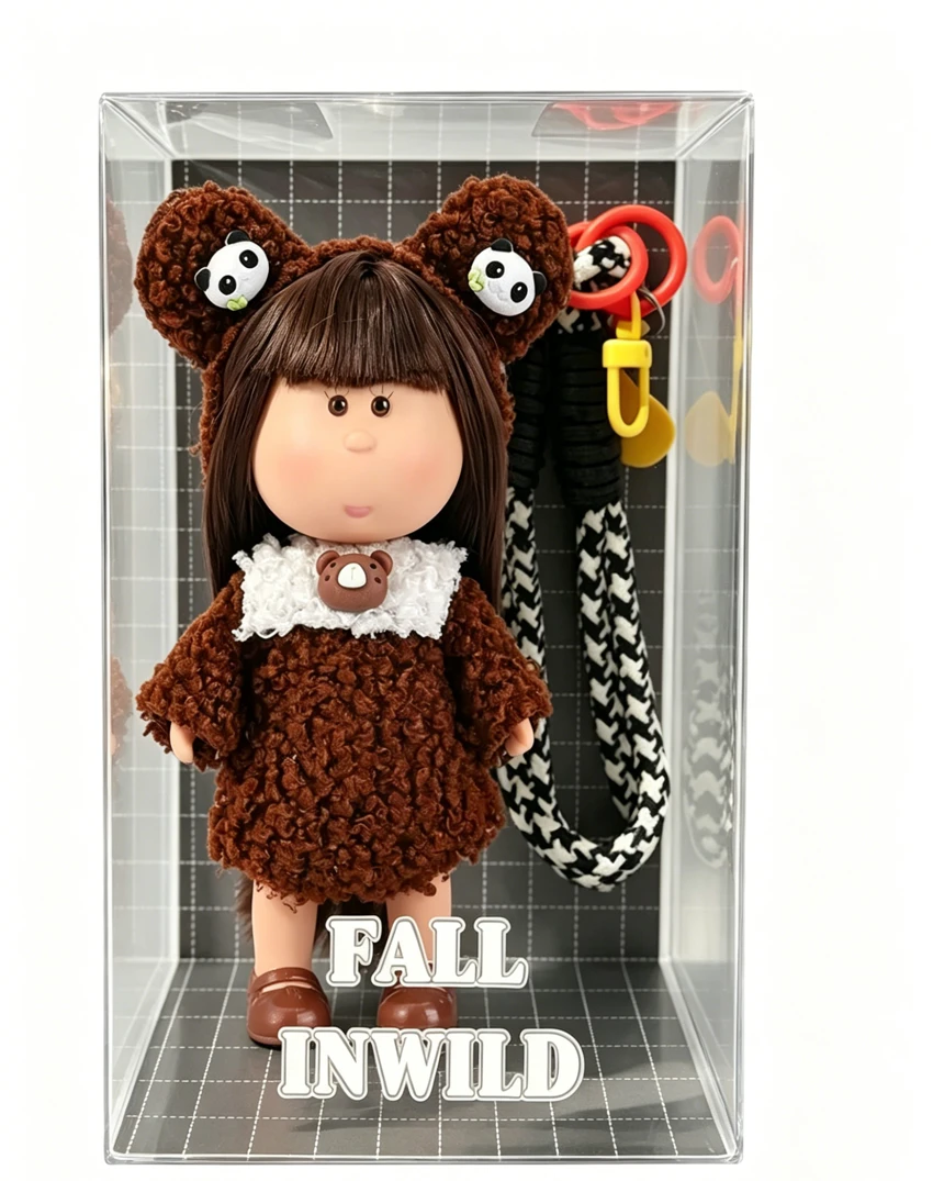 14CM eco-friendly full rubber cartoon figure phone pendant