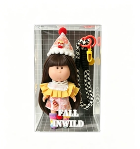 14CM eco-friendly full rubber cartoon figure phone pendant