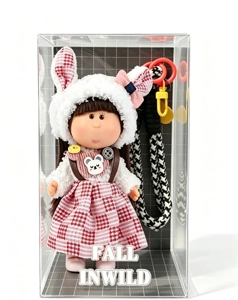 14CM eco-friendly full rubber cartoon figure phone pendant