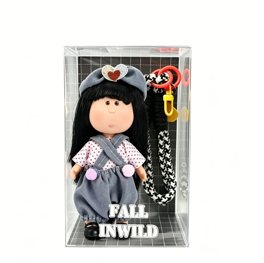 14CM eco-friendly full rubber cartoon figure phone pendant