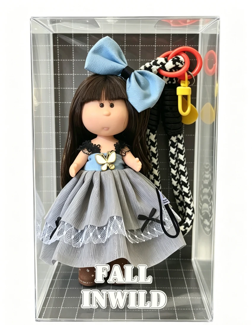 14CM eco-friendly full rubber cartoon figure phone pendant