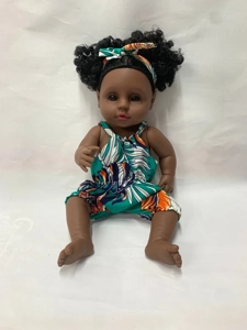 46cm African black reborn doll