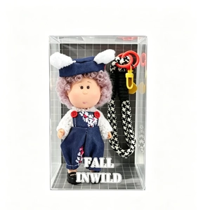 14CM eco-friendly full rubber cartoon figure phone pendant