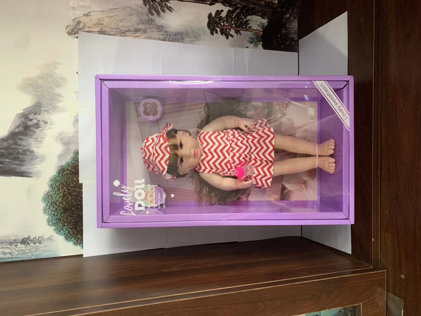18-inch straight leg reborn doll