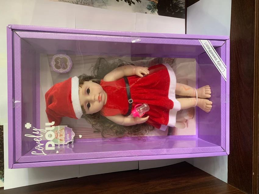 18-inch straight leg reborn doll