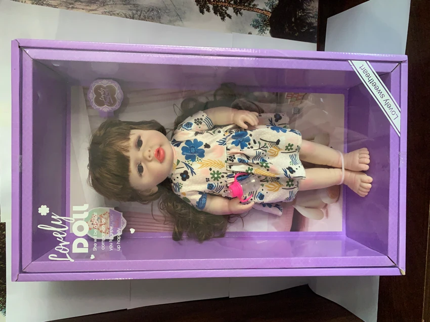 18-inch straight leg reborn doll