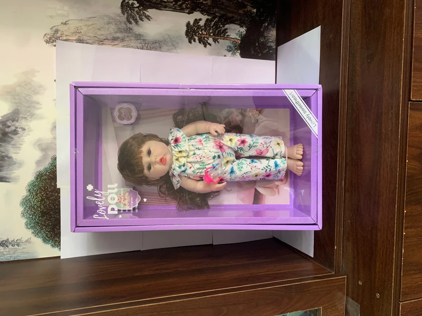 18-inch straight leg reborn doll