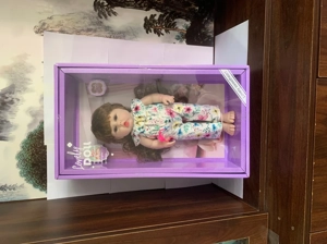 18-inch straight leg reborn doll