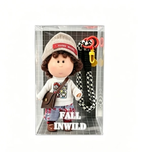14CM eco-friendly full rubber cartoon figure phone pendant