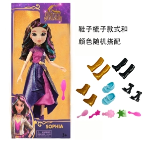 High-end 10-inch full-body unicorn academy doll with big hands and feet, equipped with shoes and comb