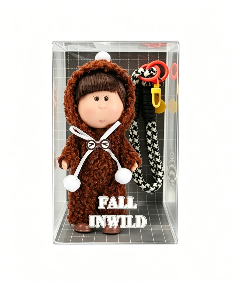 14CM eco-friendly full rubber cartoon figure phone pendant