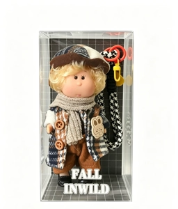 14CM eco-friendly full rubber cartoon figure phone pendant