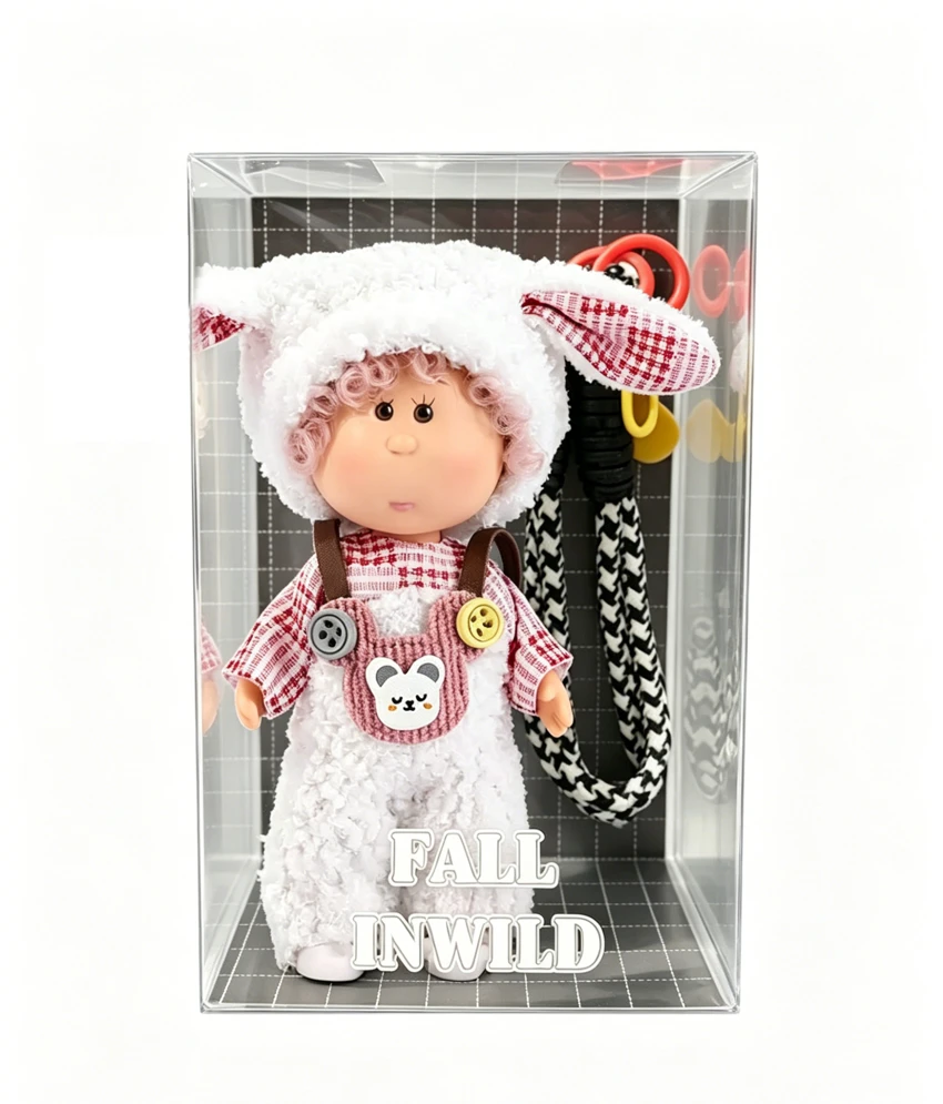 14CM eco-friendly full rubber cartoon figure phone pendant