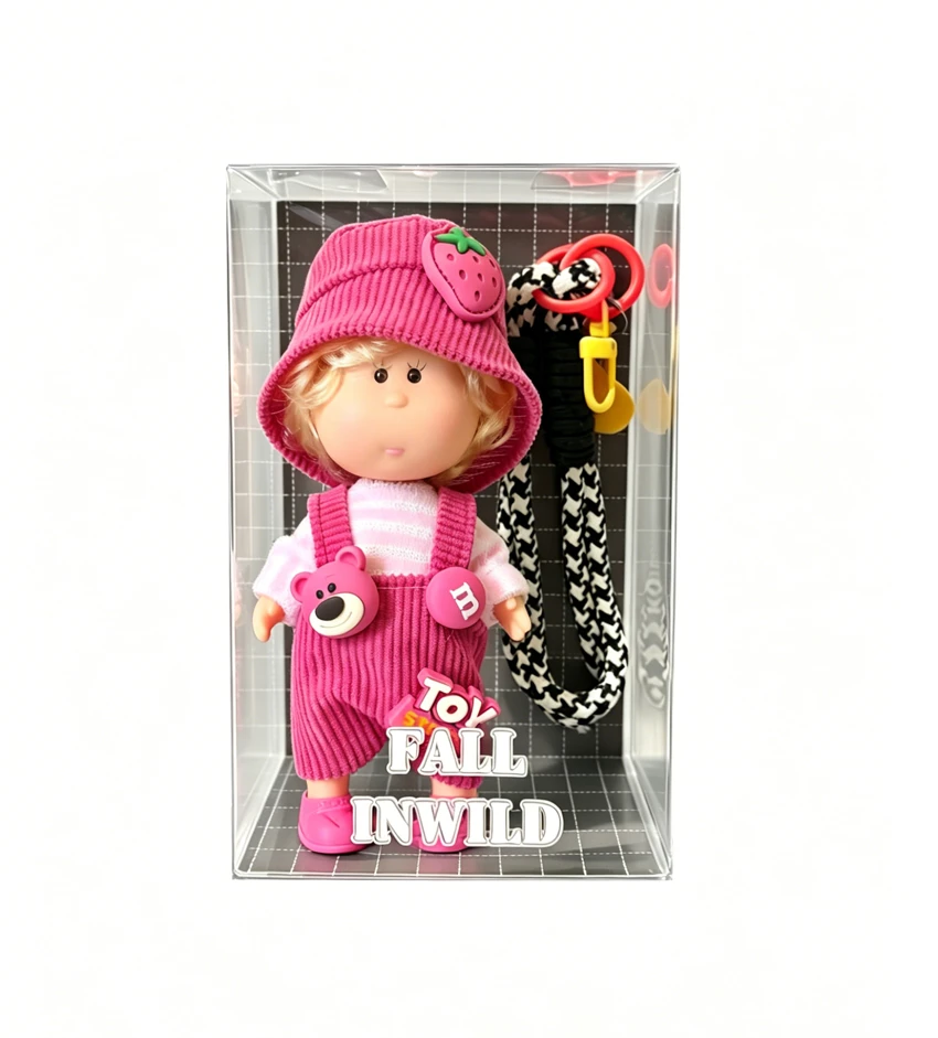 14CM eco-friendly full rubber cartoon figure phone pendant