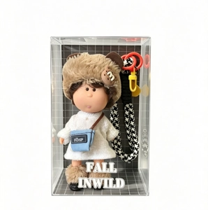 14CM eco-friendly full rubber cartoon figure phone pendant